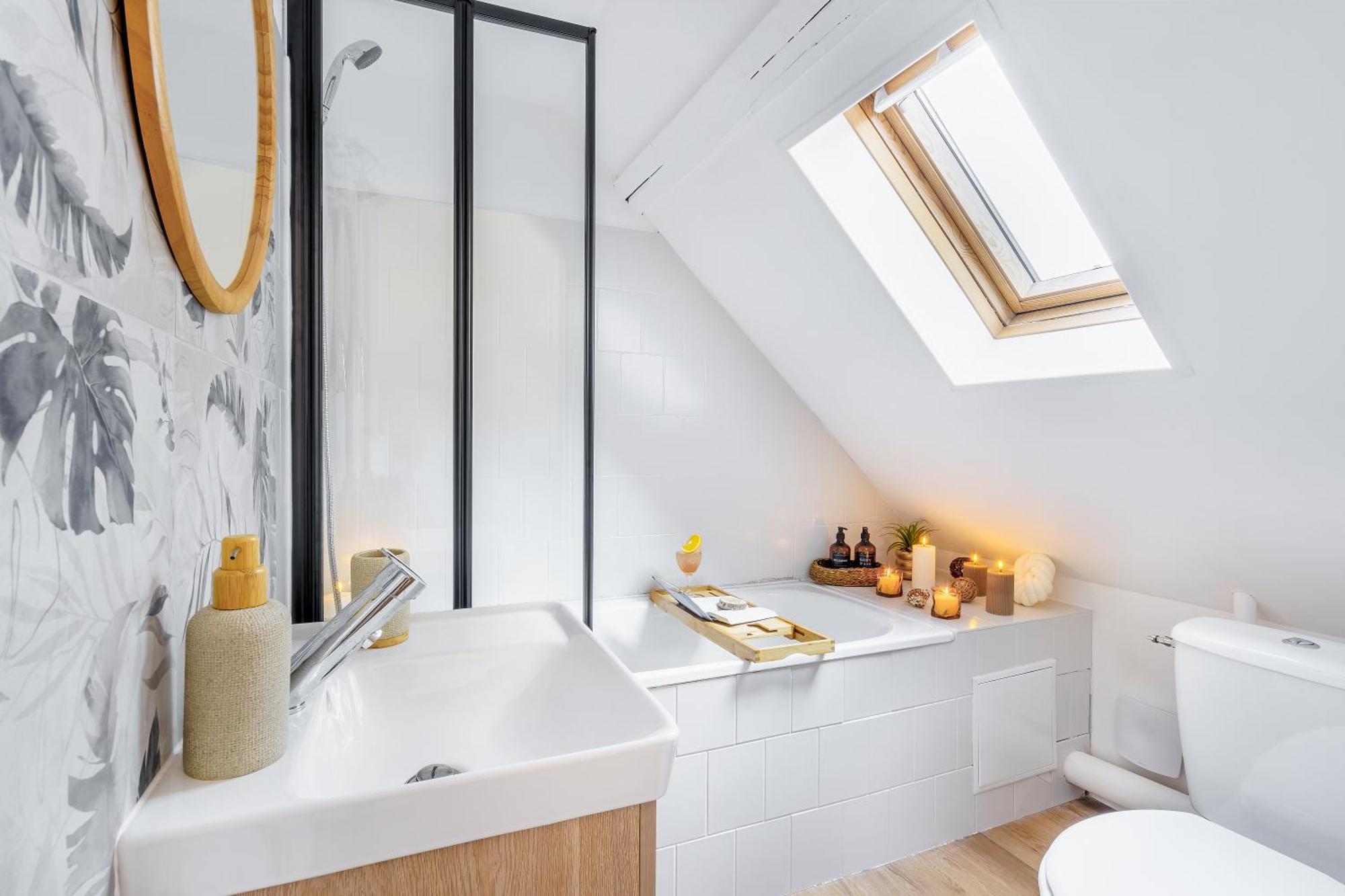Maisonnette Bleu Horizon Avec Jardin - 2Min Gare - Serenito Homes Saint-Just-en-Chaussee Eksteriør billede