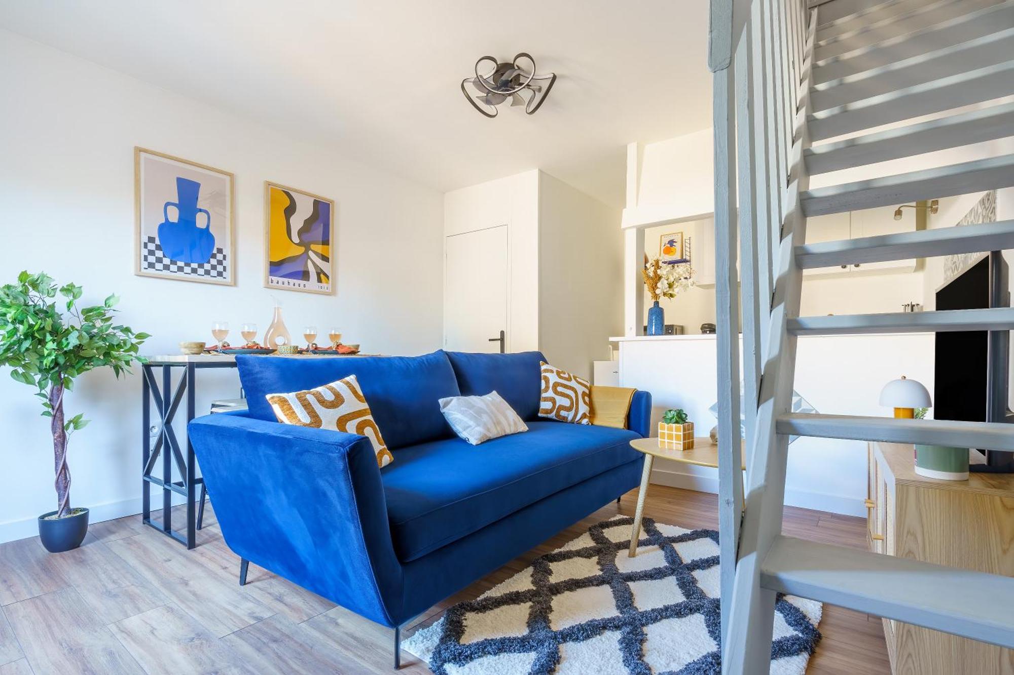 Maisonnette Bleu Horizon Avec Jardin - 2Min Gare - Serenito Homes Saint-Just-en-Chaussee Eksteriør billede