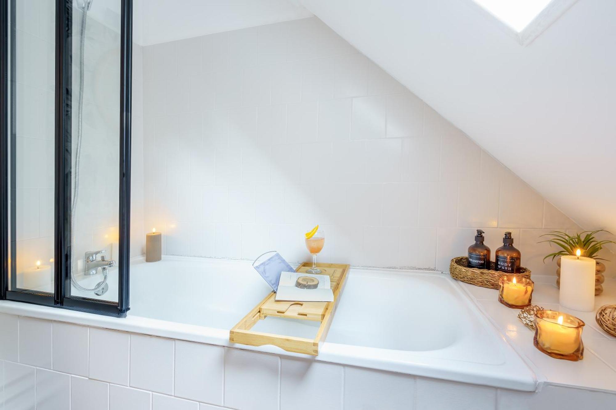Maisonnette Bleu Horizon Avec Jardin - 2Min Gare - Serenito Homes Saint-Just-en-Chaussee Eksteriør billede