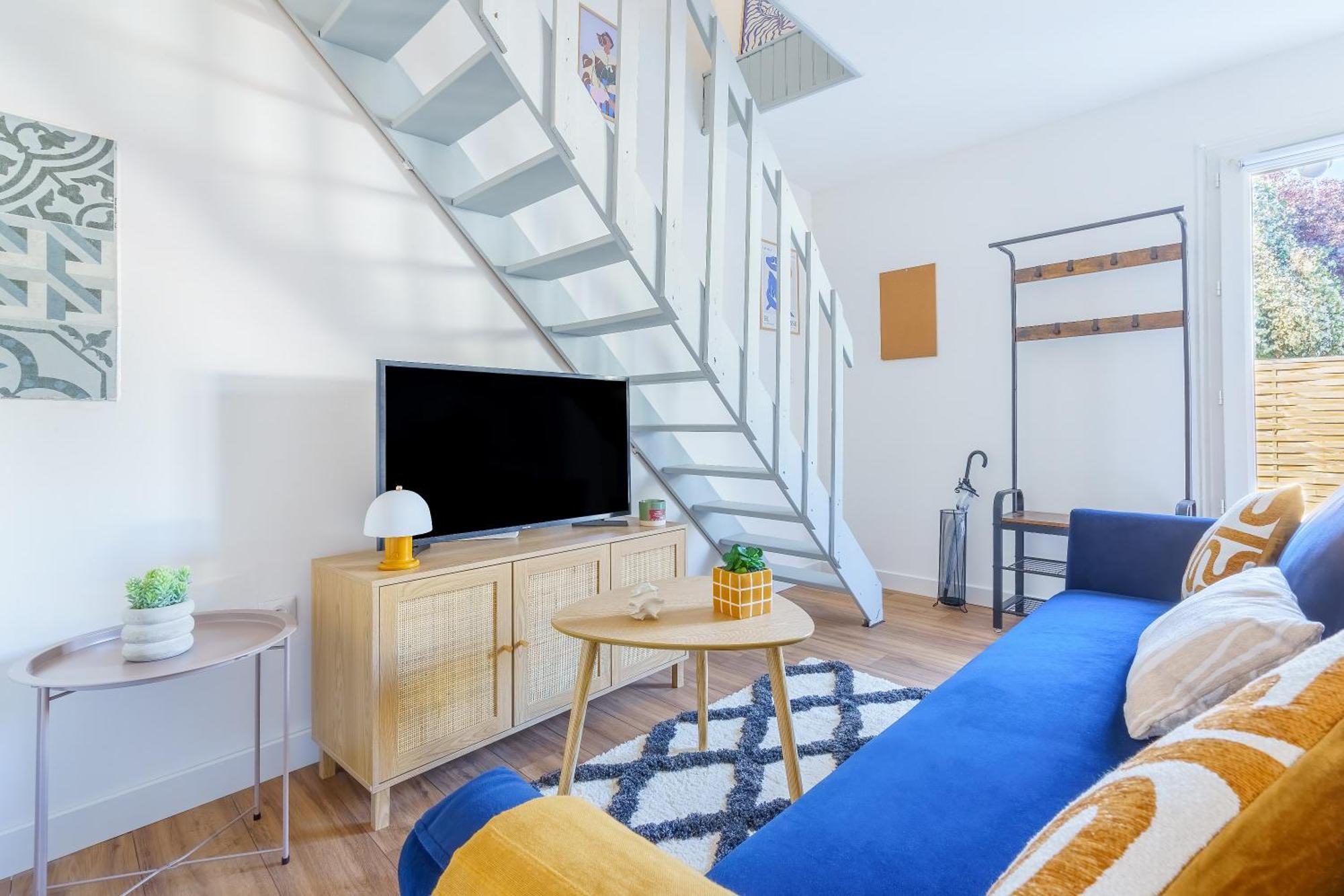 Maisonnette Bleu Horizon Avec Jardin - 2Min Gare - Serenito Homes Saint-Just-en-Chaussee Eksteriør billede